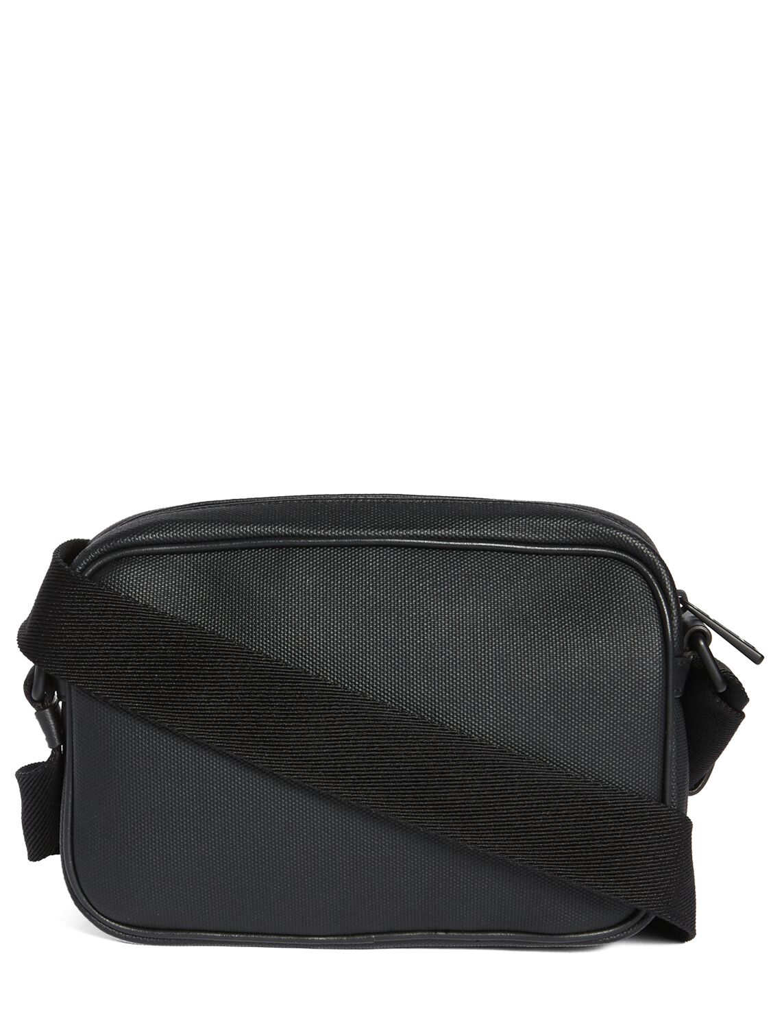 Shop Moncler Nakoa Coated Canvas Crossbody Bag In Black