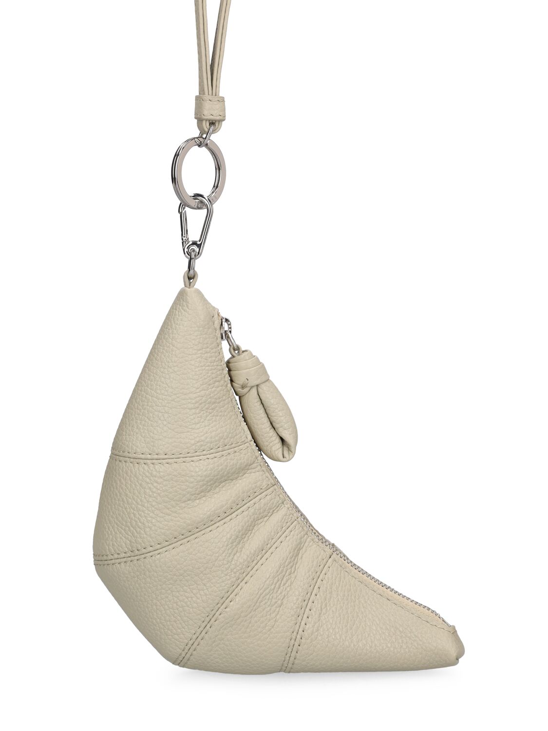 Lemaire Croissant Coin Purse W/ Neck Strap In Neutral | ModeSens