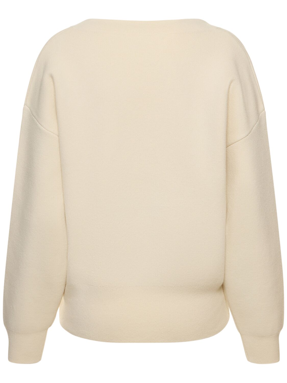 Shop Extreme Cashmere V Neck Cashmere Sweater In White