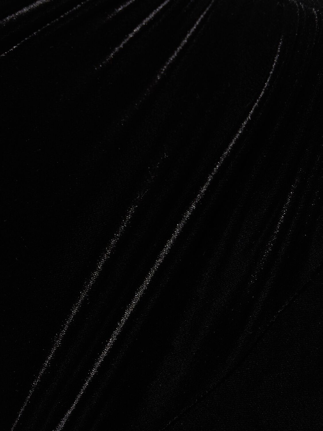 Shop 16arlington Salm Velvet Midi Halter Dress In Black