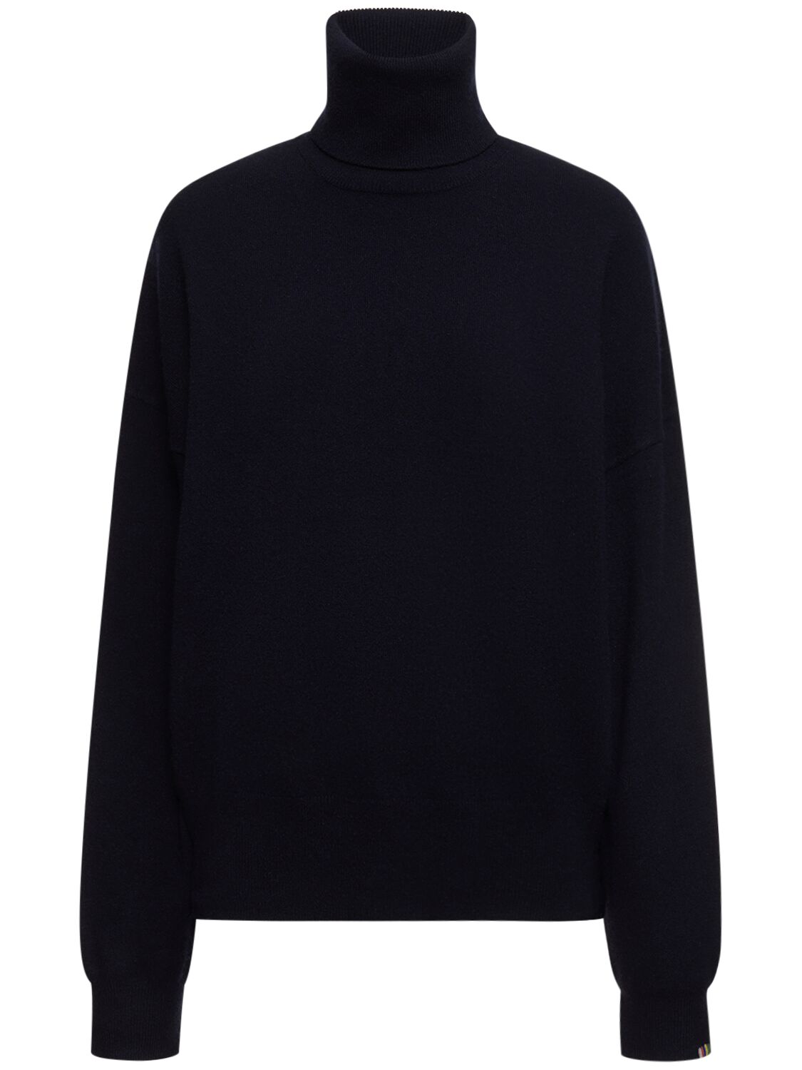 Extreme Cashmere Jill Cashmere Blend Turtleneck Sweater In Navy