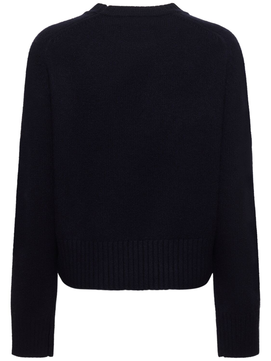 Shop Extreme Cashmere Please Crewneck Cashmere Sweater In Navy