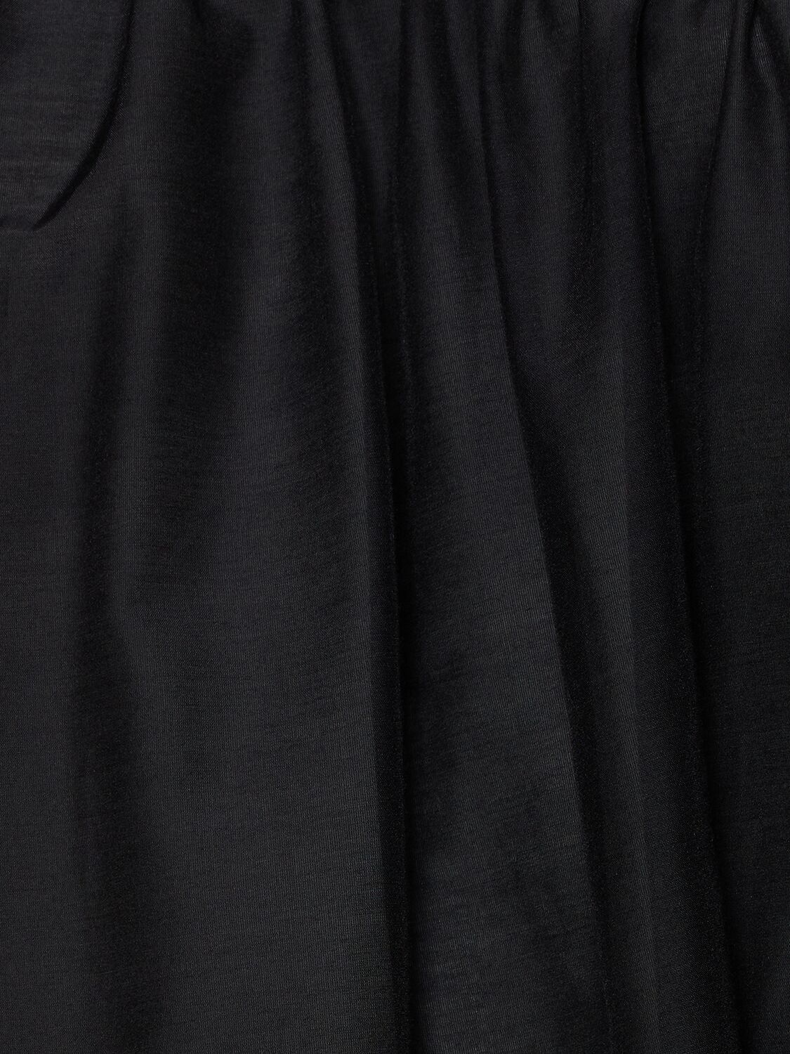 Shop Matteau Cotton & Silk Maxi Dress In Black