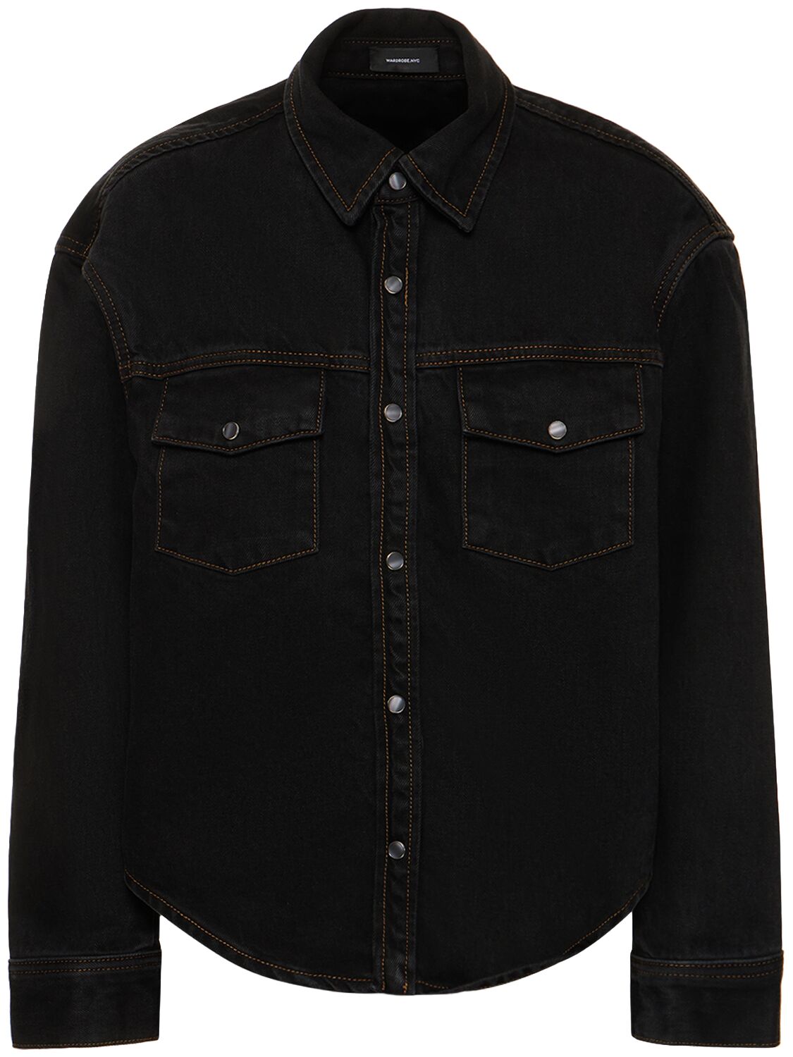 WARDROBE.NYC COTTON DENIM SHIRT JACKET