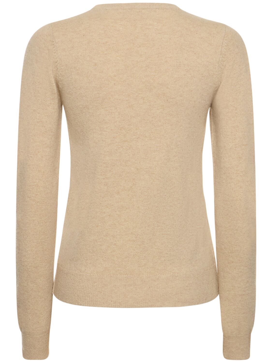 Shop Extreme Cashmere Cashmere Blend Knit Crewneck Sweater In Beige