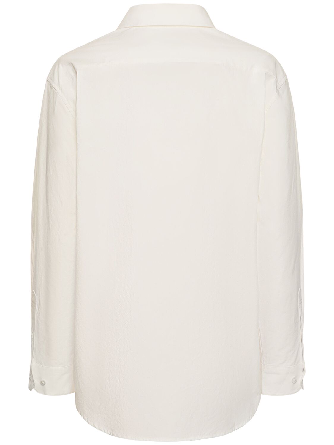 Shop Dunst Out Pocket Cotton Shirt In White