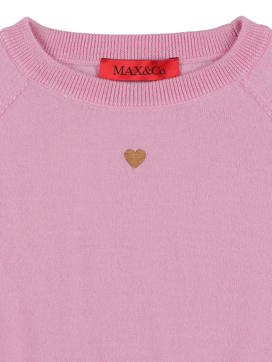 Shop Max & Co Wool Knit Sweater In Pink