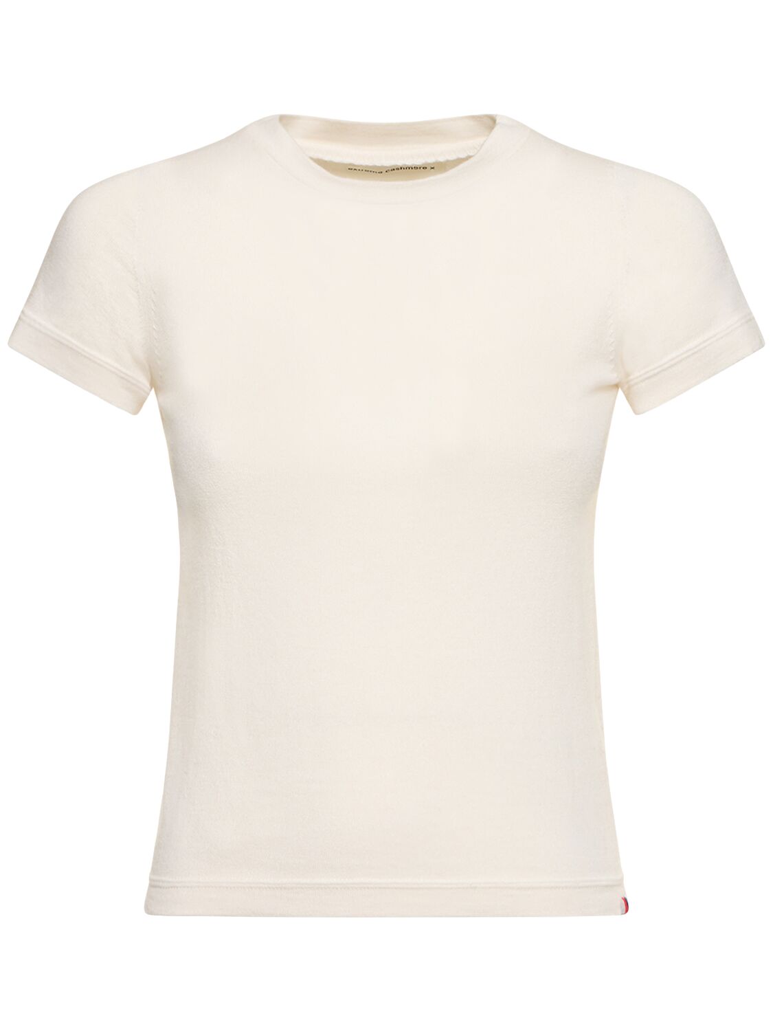 Extreme Cashmere America Cotton & Cashmere T-shirt In White