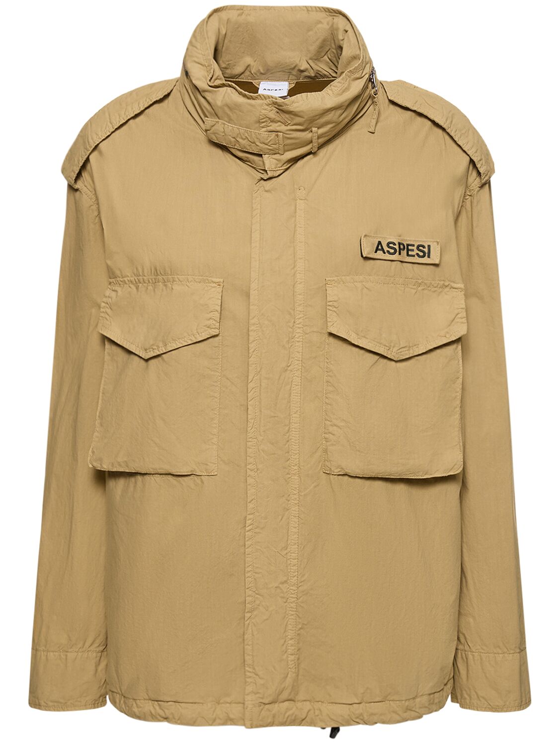 Image of Cotton Poplin Jacket W/ Packable Hood