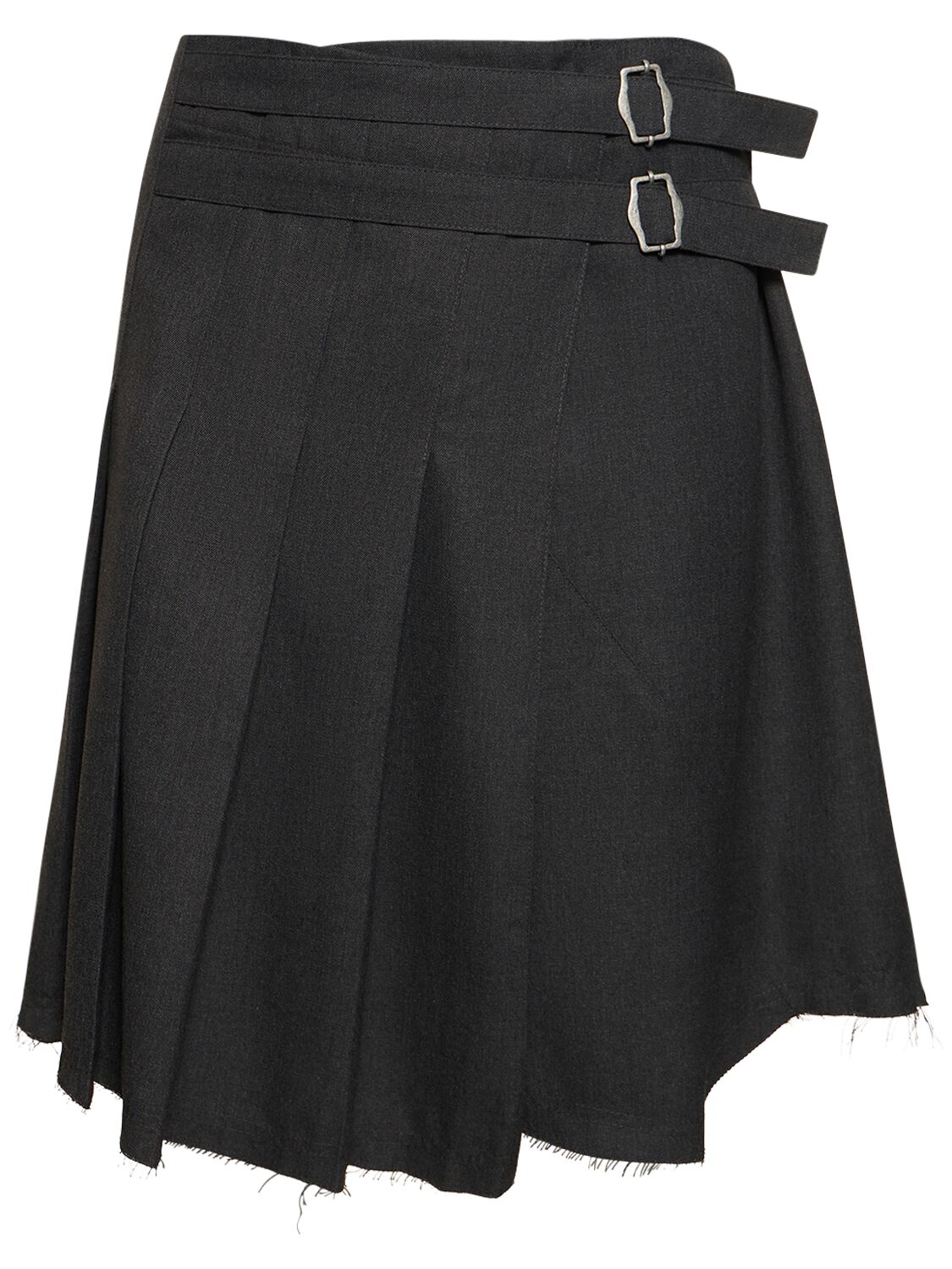 Jaded London Pleated Skirt In Grey