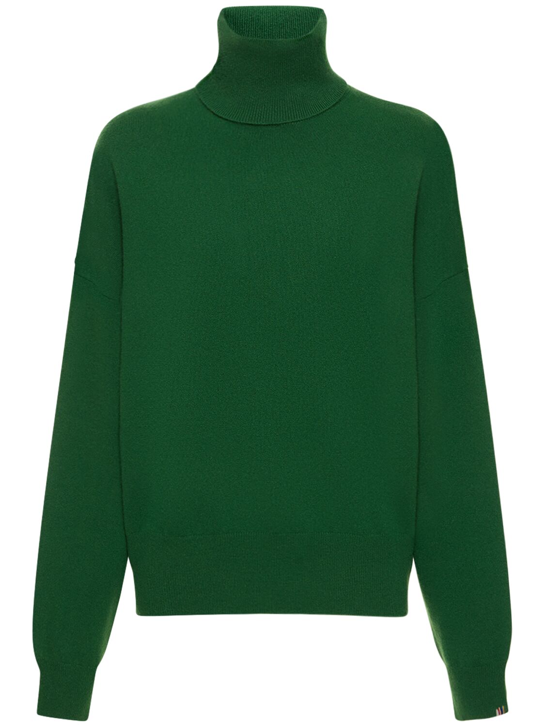 Extreme Cashmere Jill Cashmere Blend Turtleneck Sweater In Green
