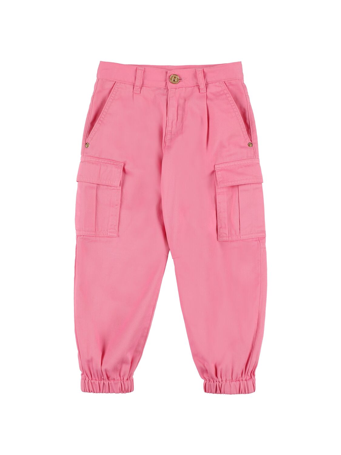 Versace Kids Pink Logo Cotton Sweatpants (8-14+ Years)