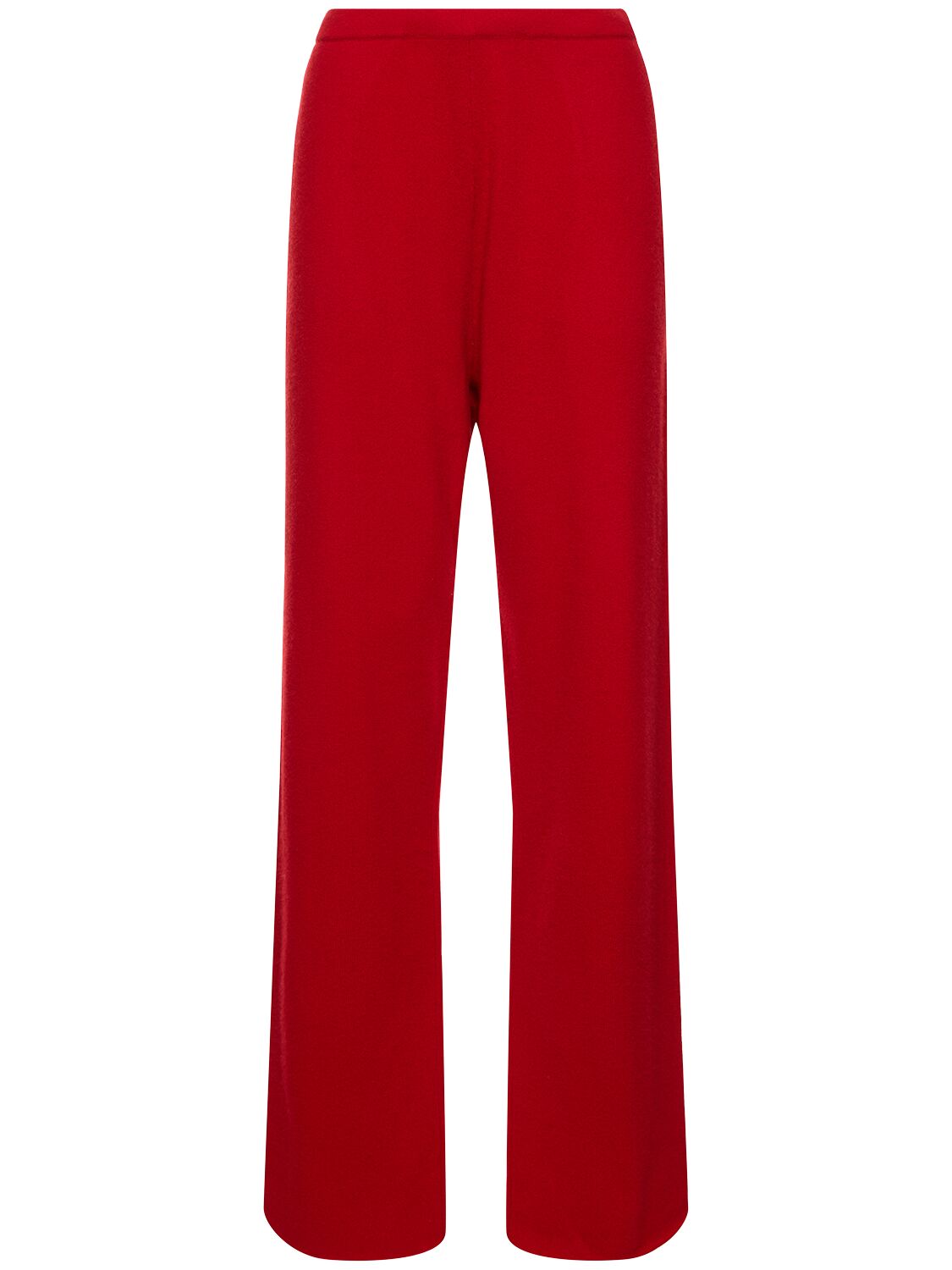 Extreme Cashmere Rush Knitted Cashmere Blend Pants In Red