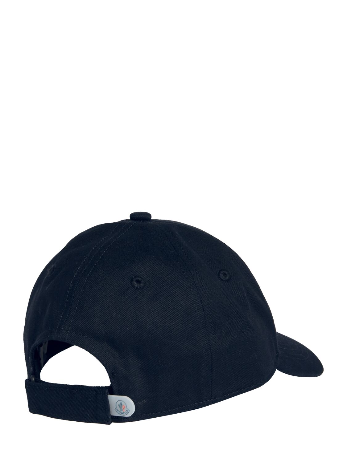 Shop Moncler Gabardine Baseball Cap In Blue