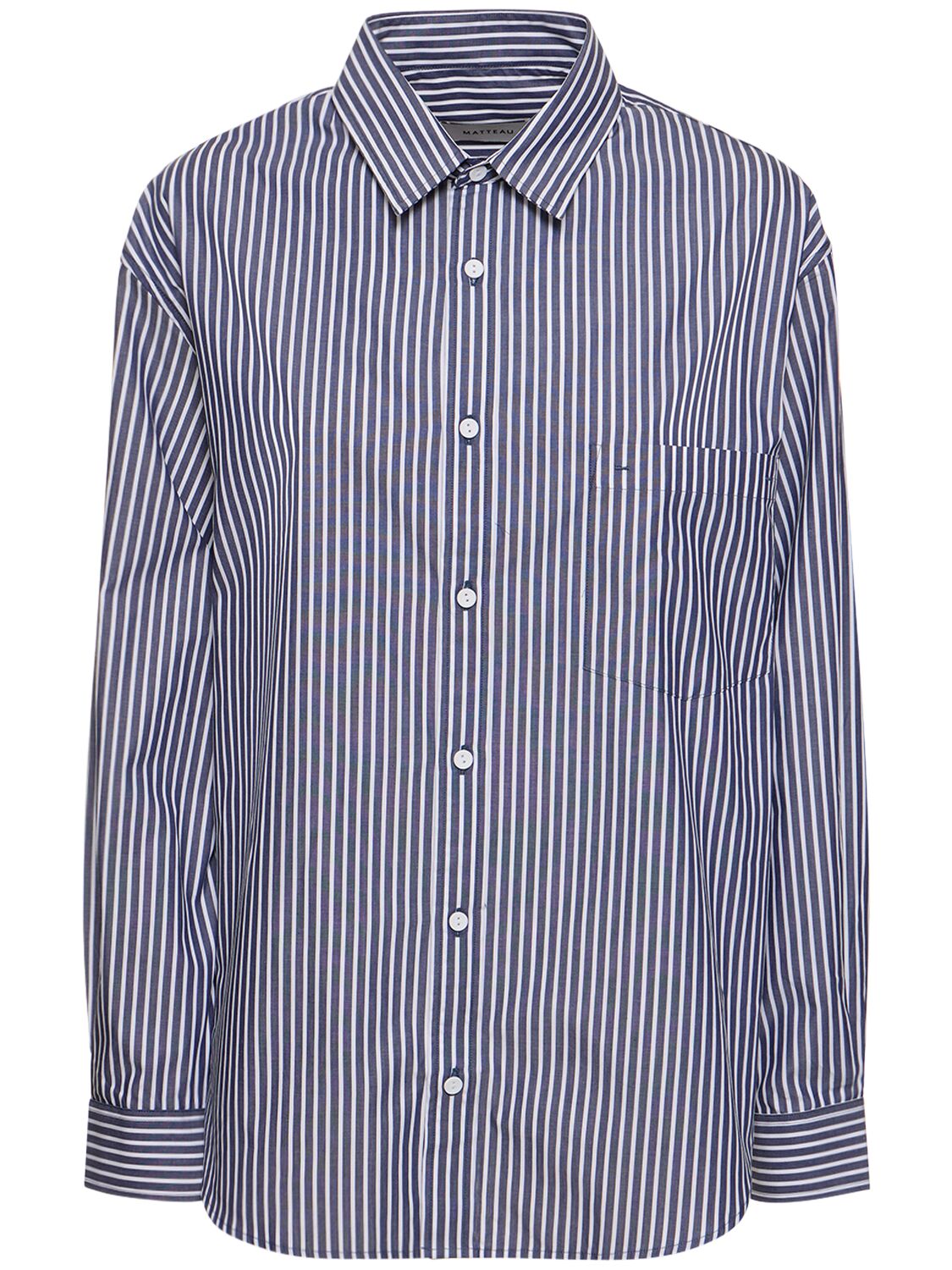 Image of Striped Organic Cotton Classic Shirt