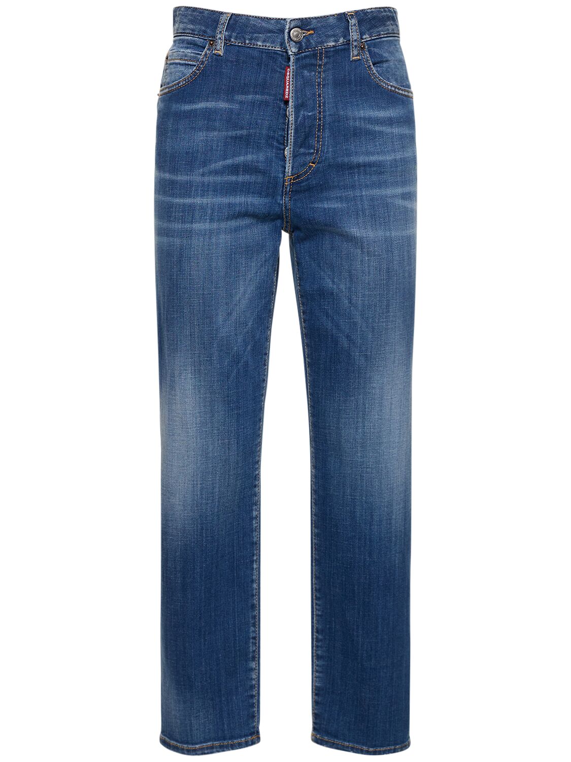 Image of Boston High Rise Denim Straight Jeans