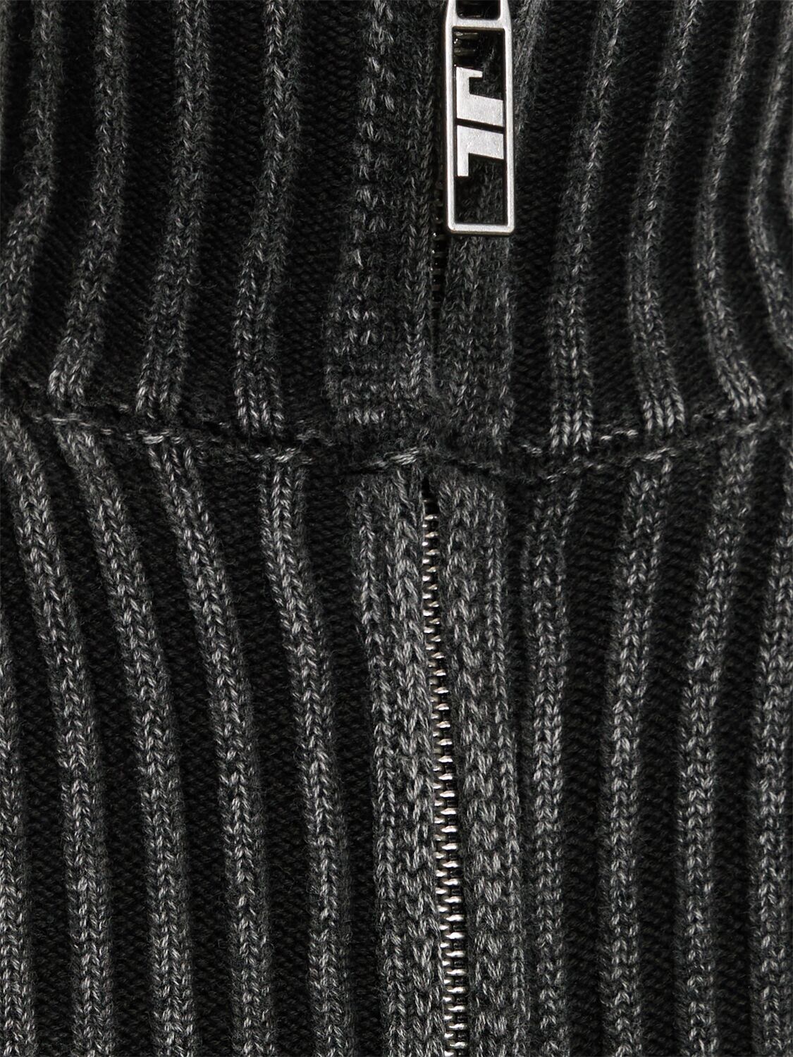 Shop Jaded London Washed Black Lucid Knit Sweater