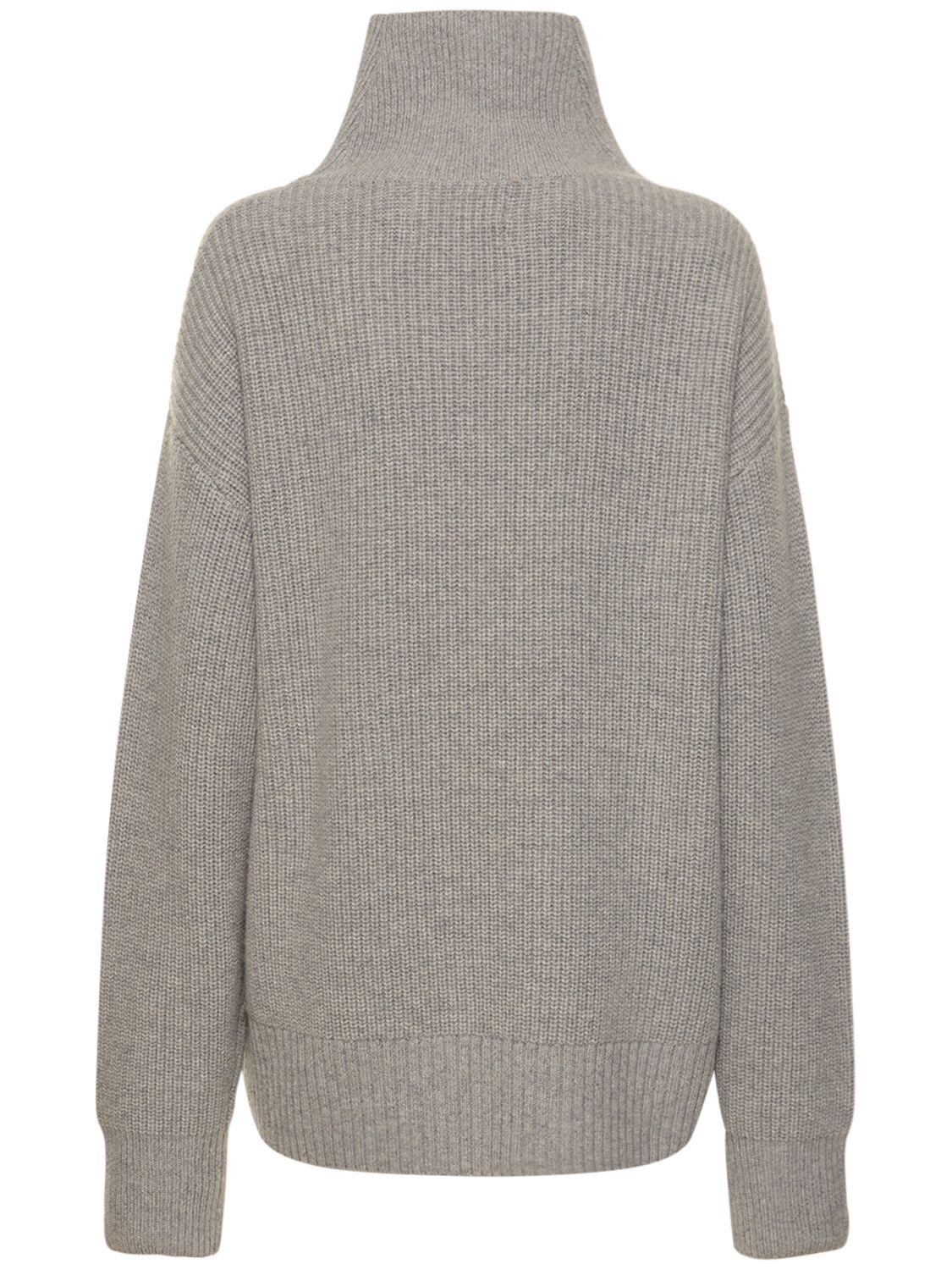 Shop Extreme Cashmere Nisse Turtleneck Cashmere Sweater In Grey