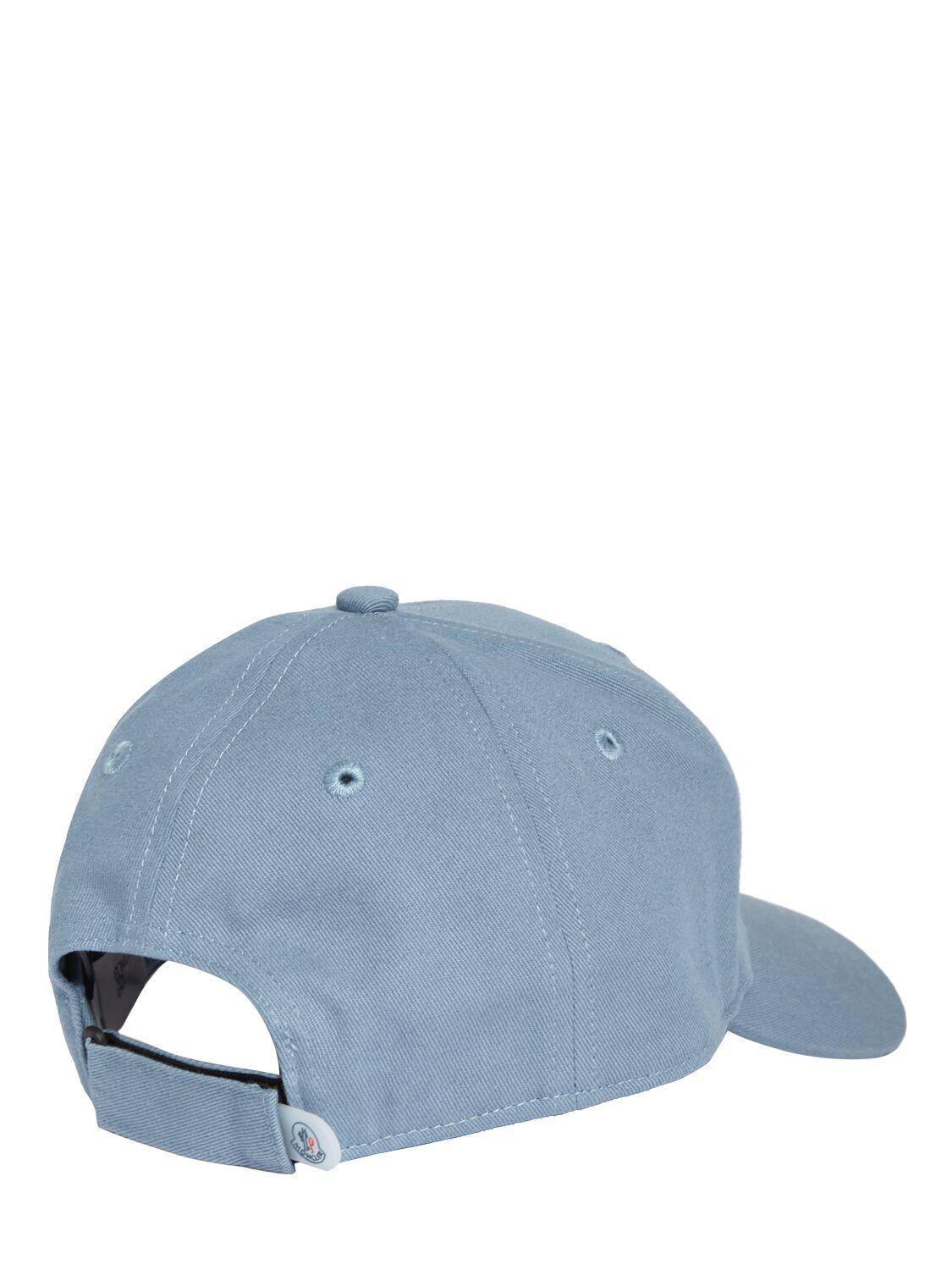 Shop Moncler Gabardine Baseball Cap In Dark Blue