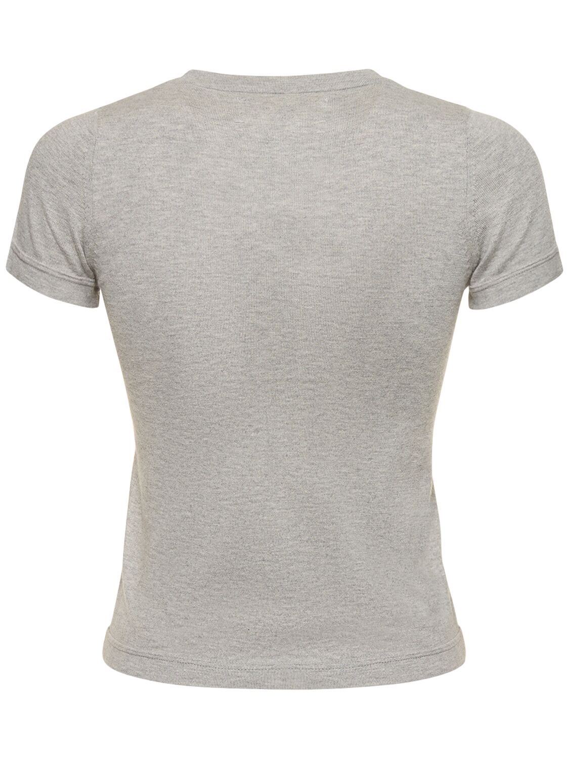 Shop Extreme Cashmere America Cotton & Cashmere T-shirt In Grey
