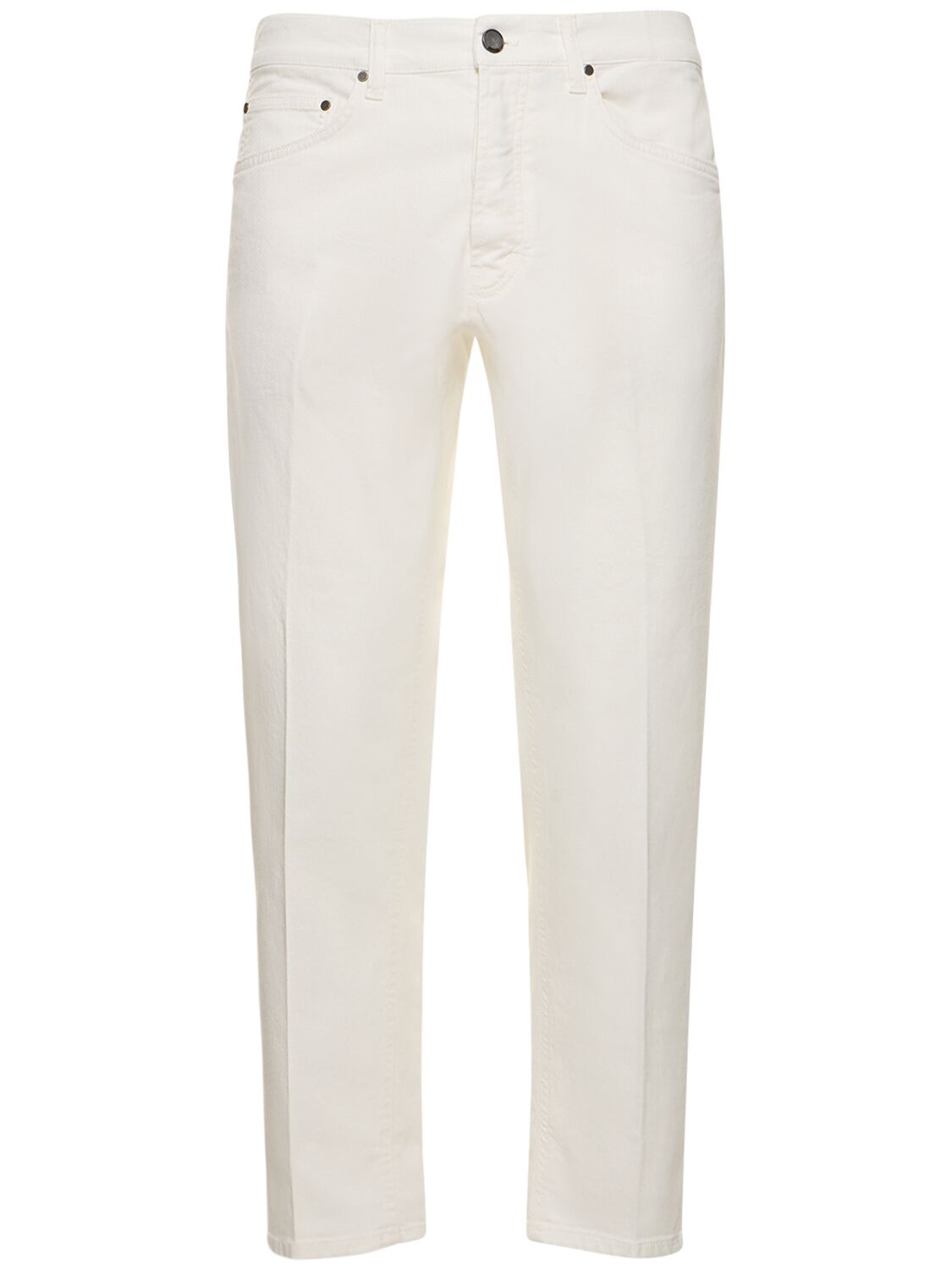 Lardini Stretch Cotton Denim Jeans In White