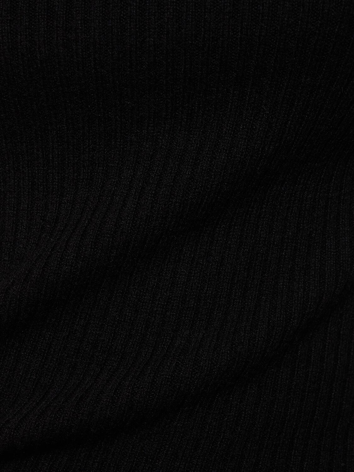 Reformation Farrah Cashmere Turtleneck Tank In Black