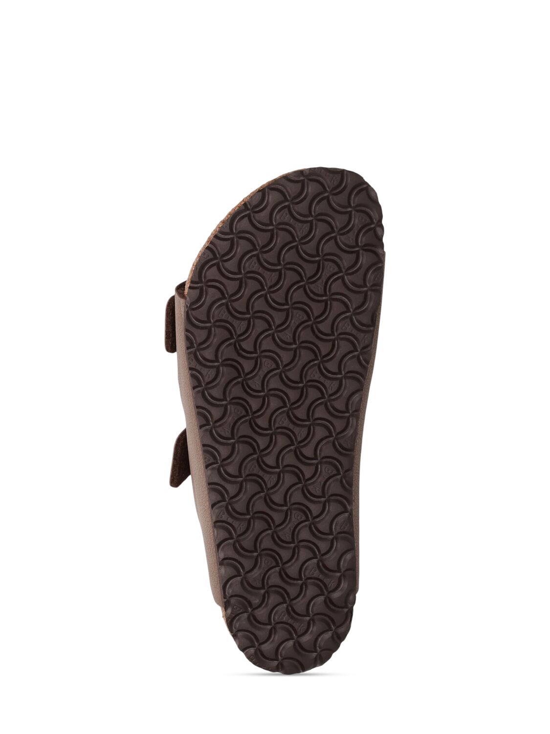 Shop Birkenstock Arizona Faux Leather Sandals In Brown