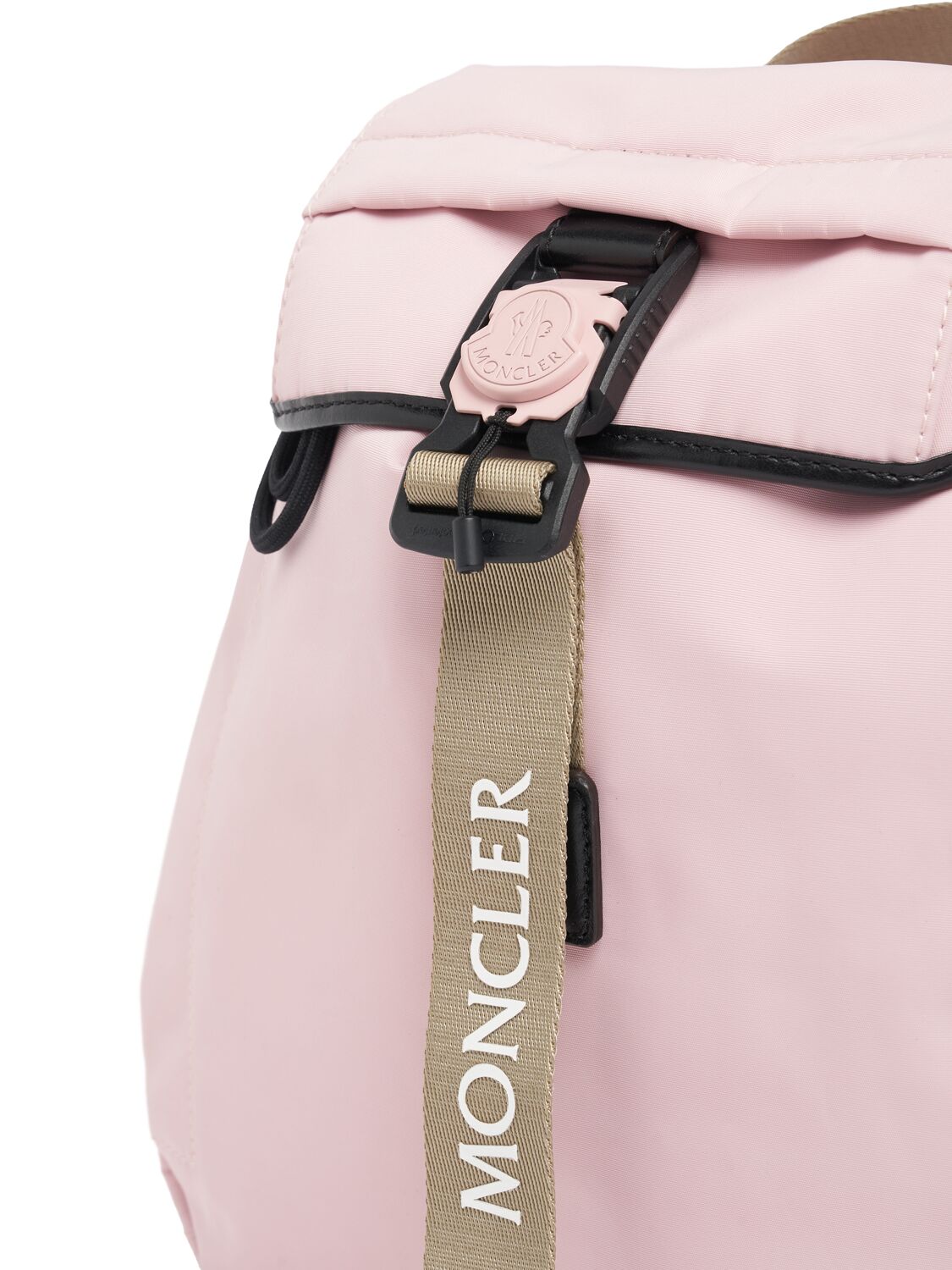 Shop Moncler Trick Tech Backpack In Bashful Blush