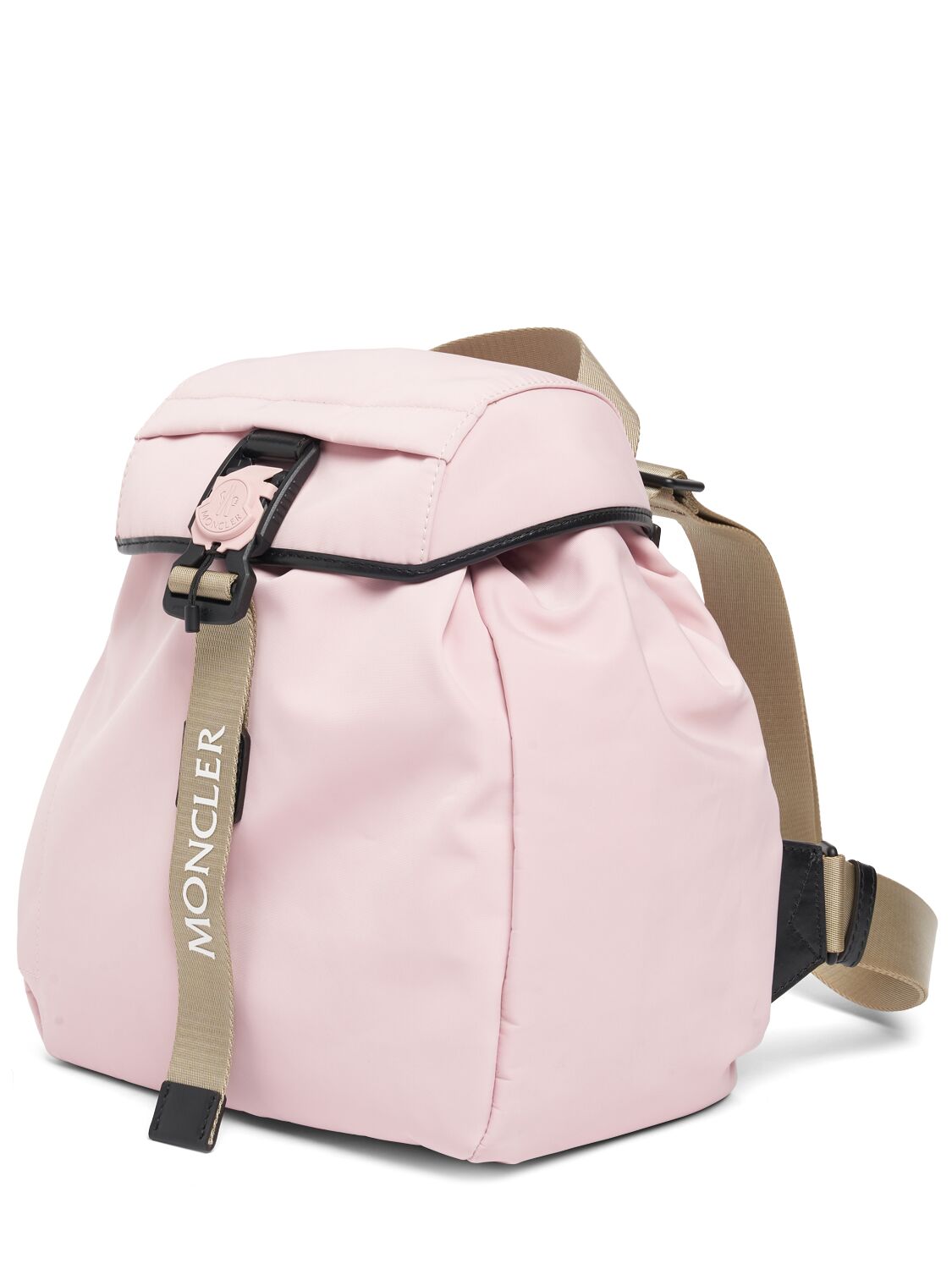 Shop Moncler Trick Tech Backpack In Bashful Blush