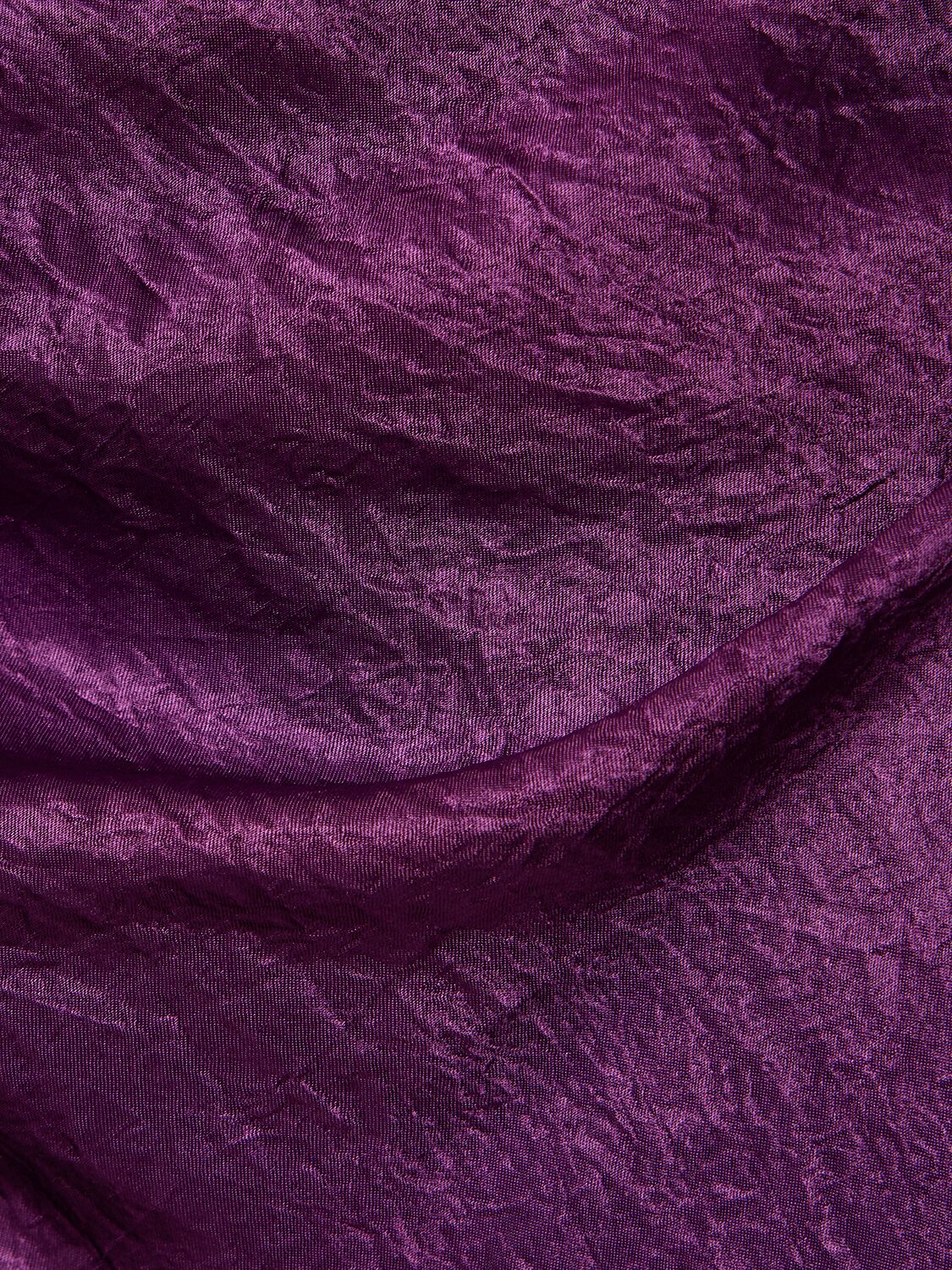 Shop Acne Studios Satin Wraparound Midi Skirt In Purple