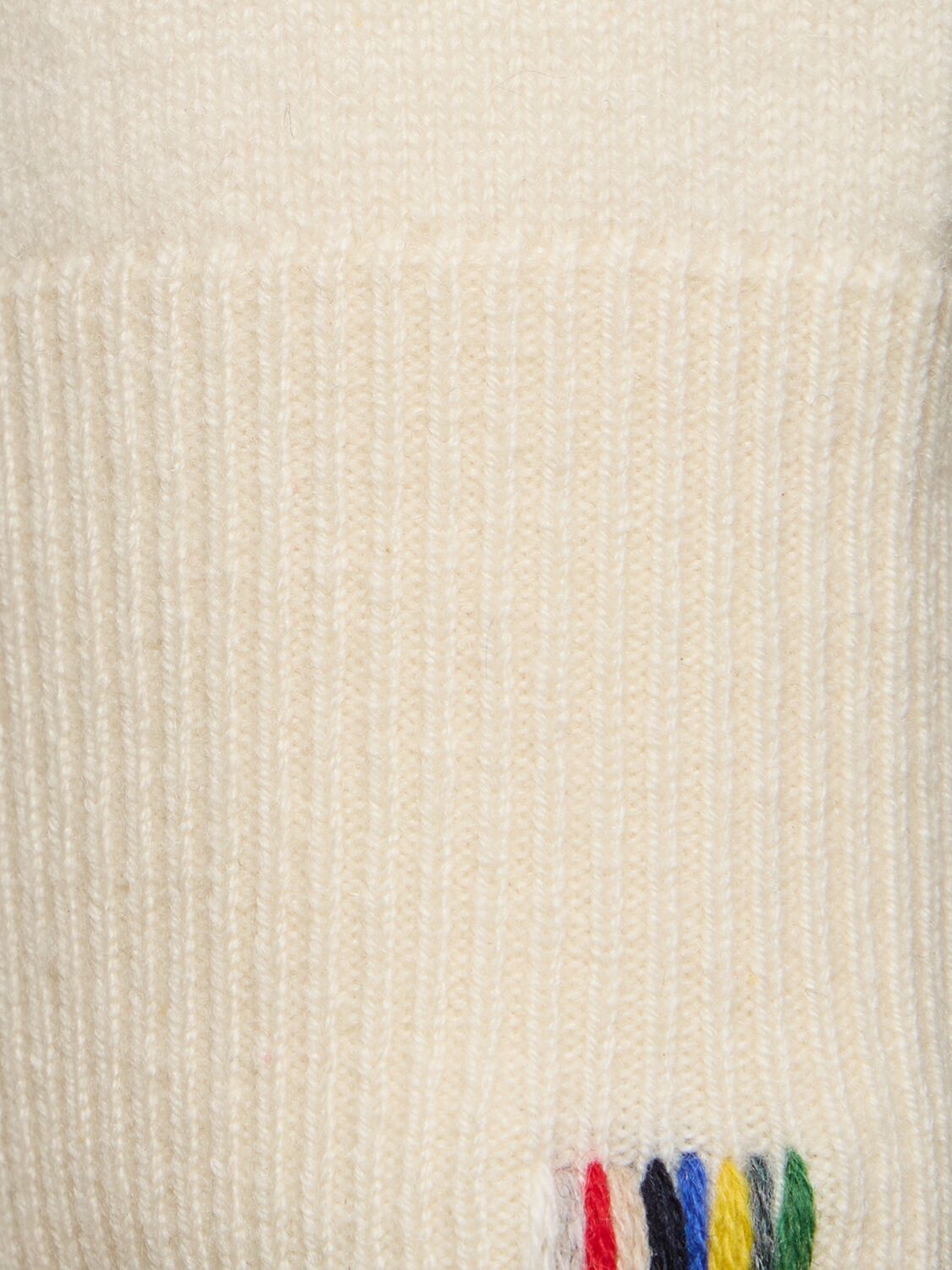 Shop Extreme Cashmere Clash Cashmere Blend V Neck Sweater In White