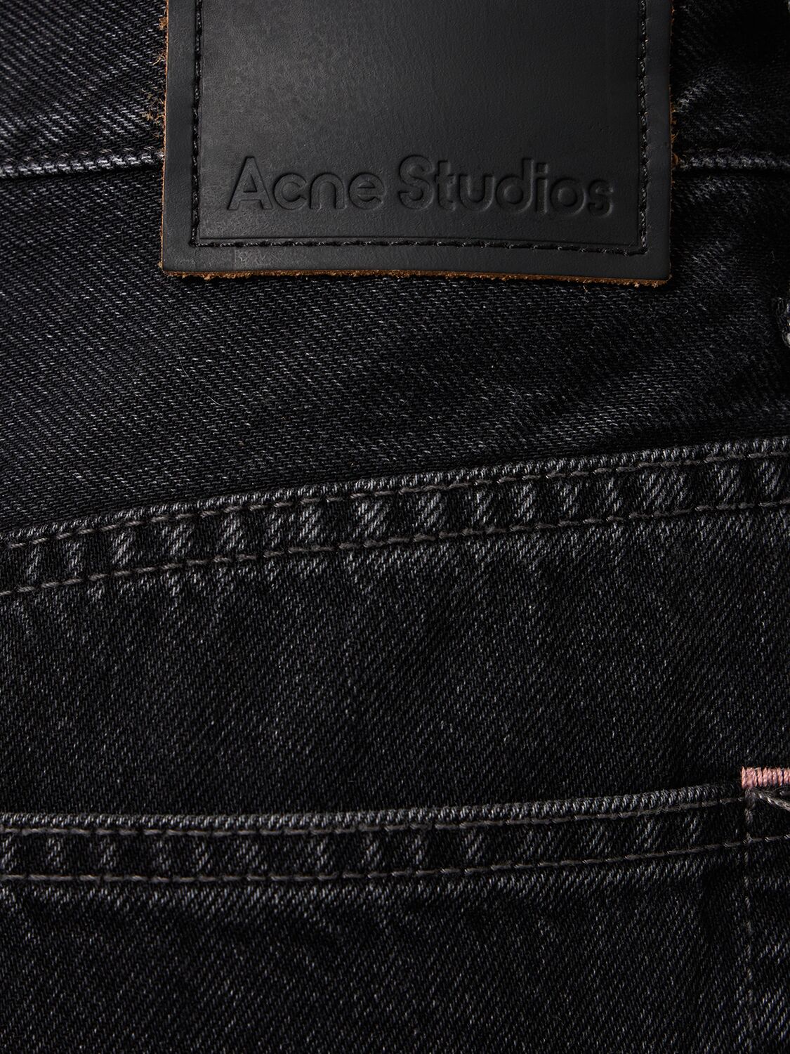 Shop Acne Studios 2022 Flared High Waist Denim Jeans In Black