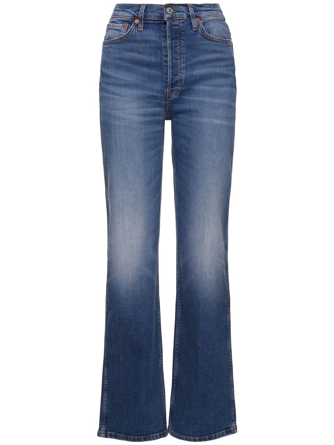 Re/done 90's High Rise Loose Jeans In Blue