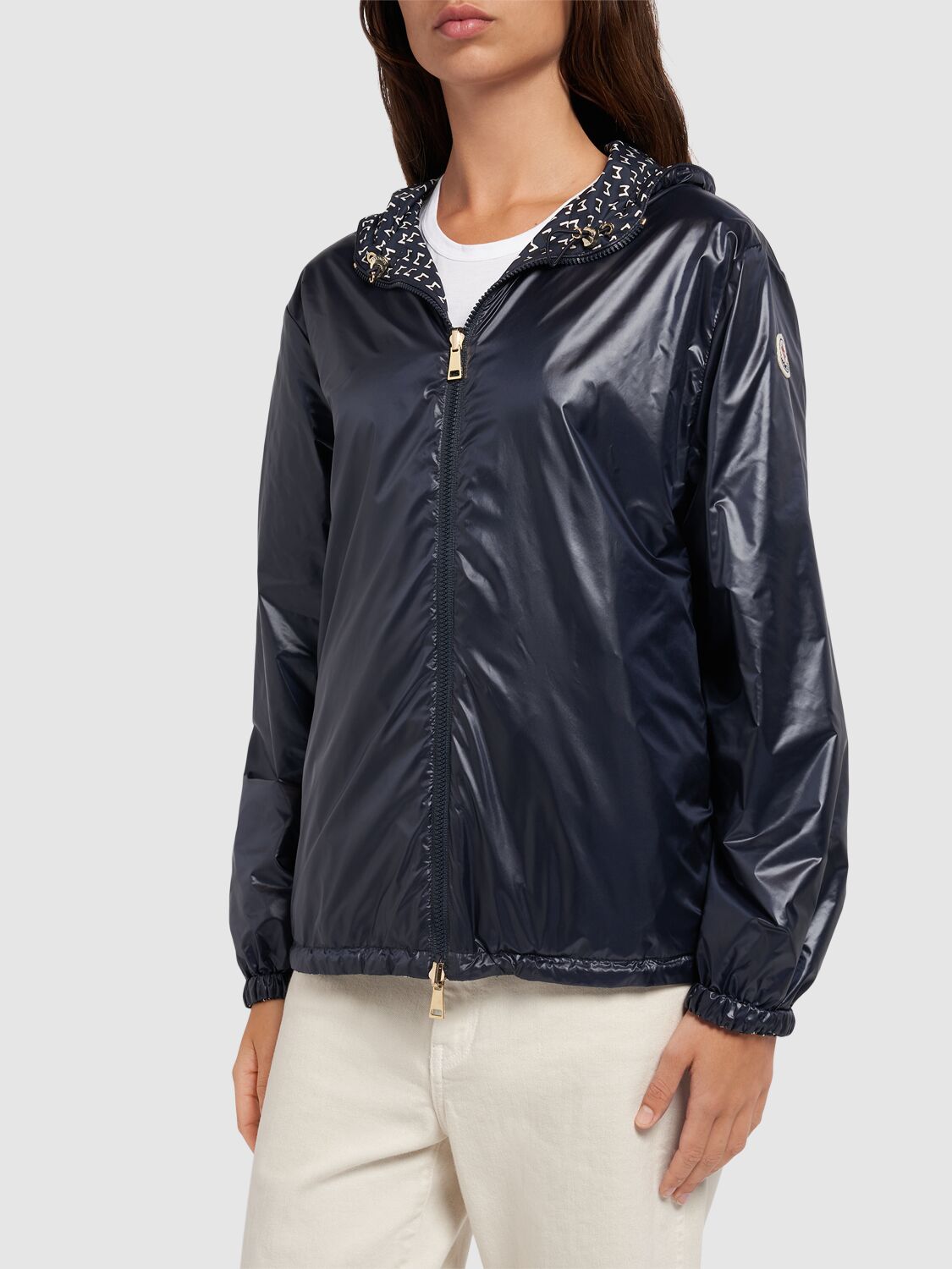 Shop Moncler Ideo Reversible Tech Jacket In Blue