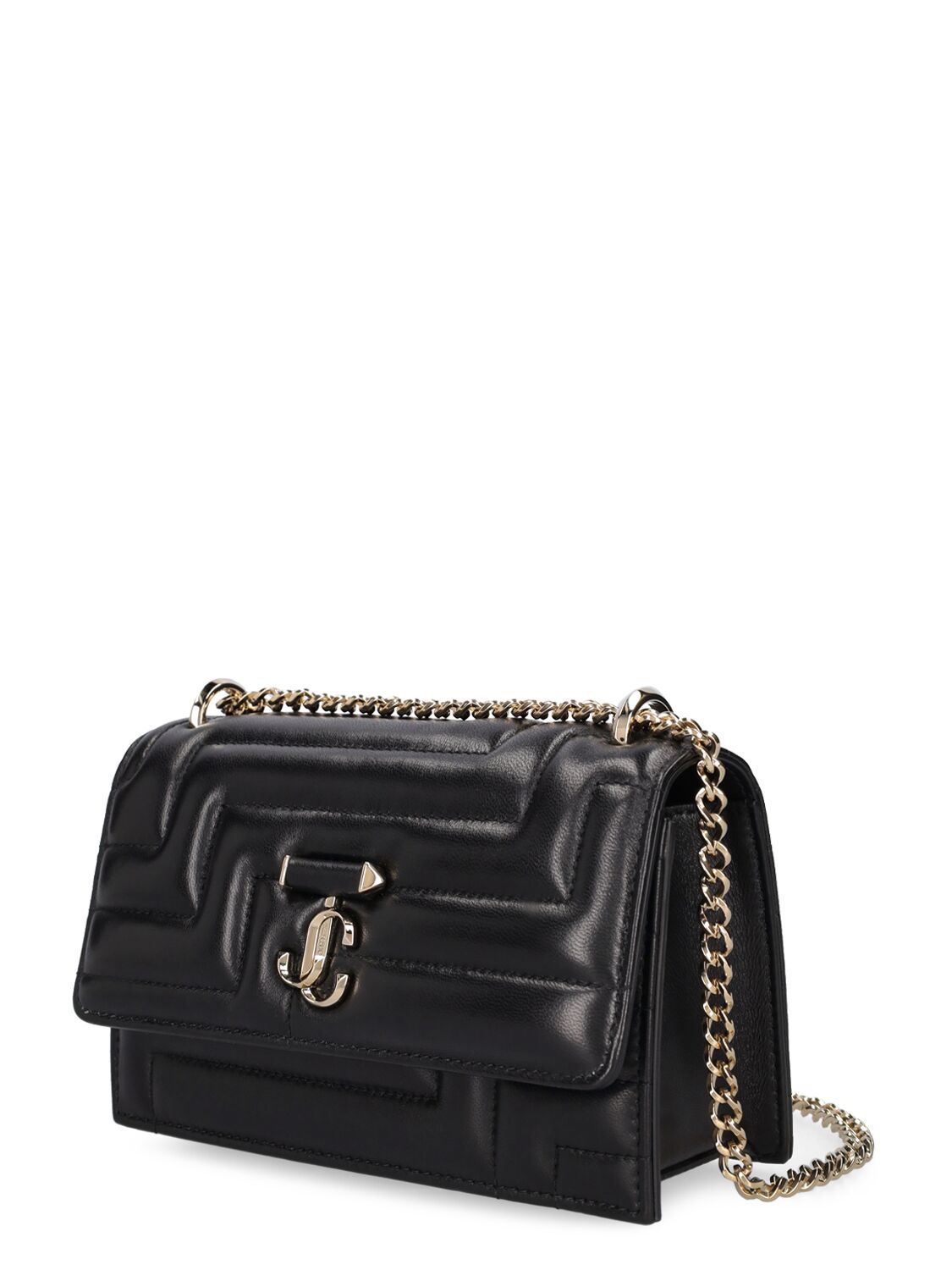 Shop Jimmy Choo Bohemia Quilted Napa Leather Bag In Black