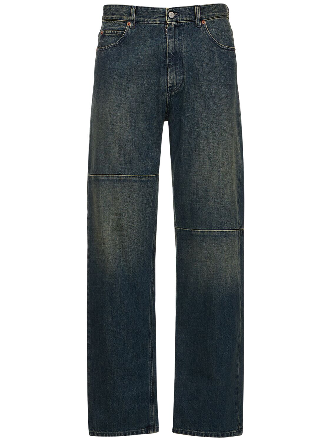 Mm6 Maison Margiela Mid-rise Straight-leg Jeans In Blue