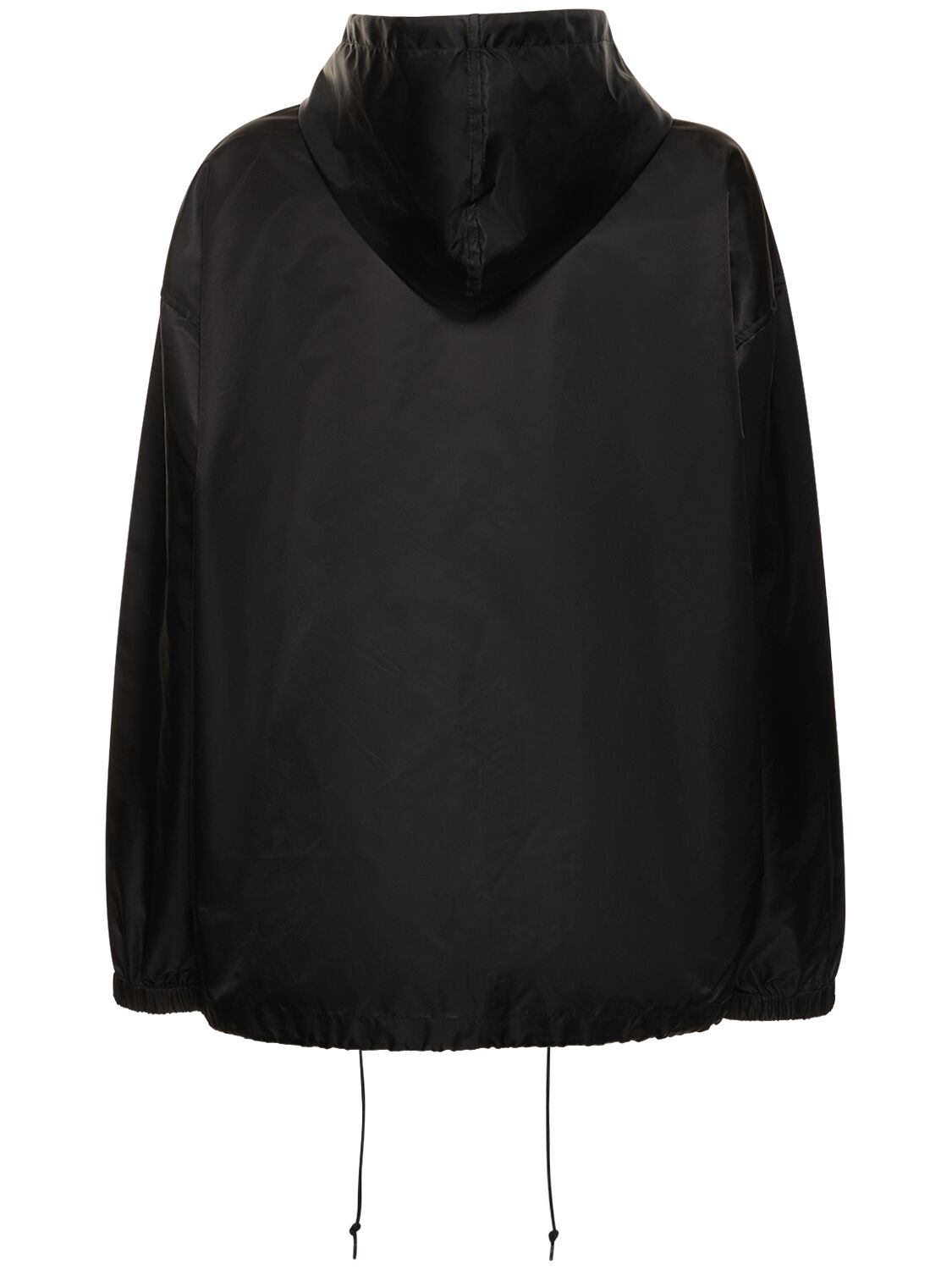 Shop Acne Studios Technical Hooded Jacket In Black