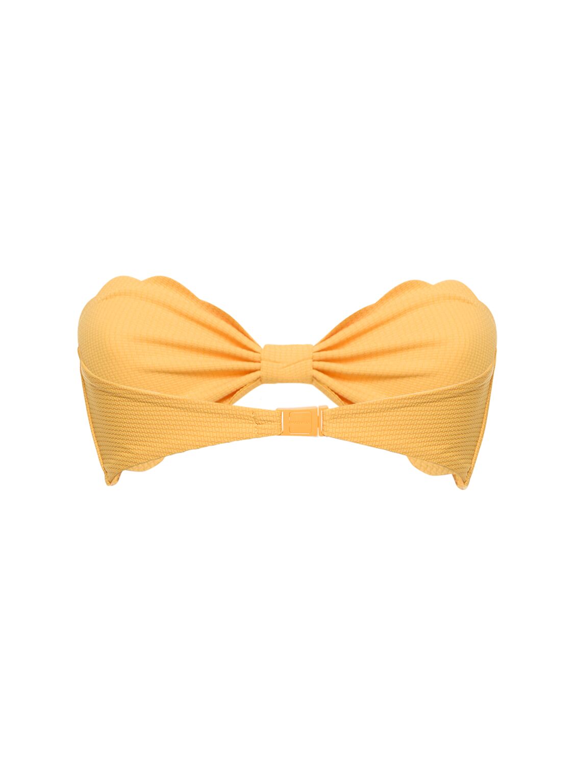 Shop Marysia Antibes Bandeau Bikini Top In Orange