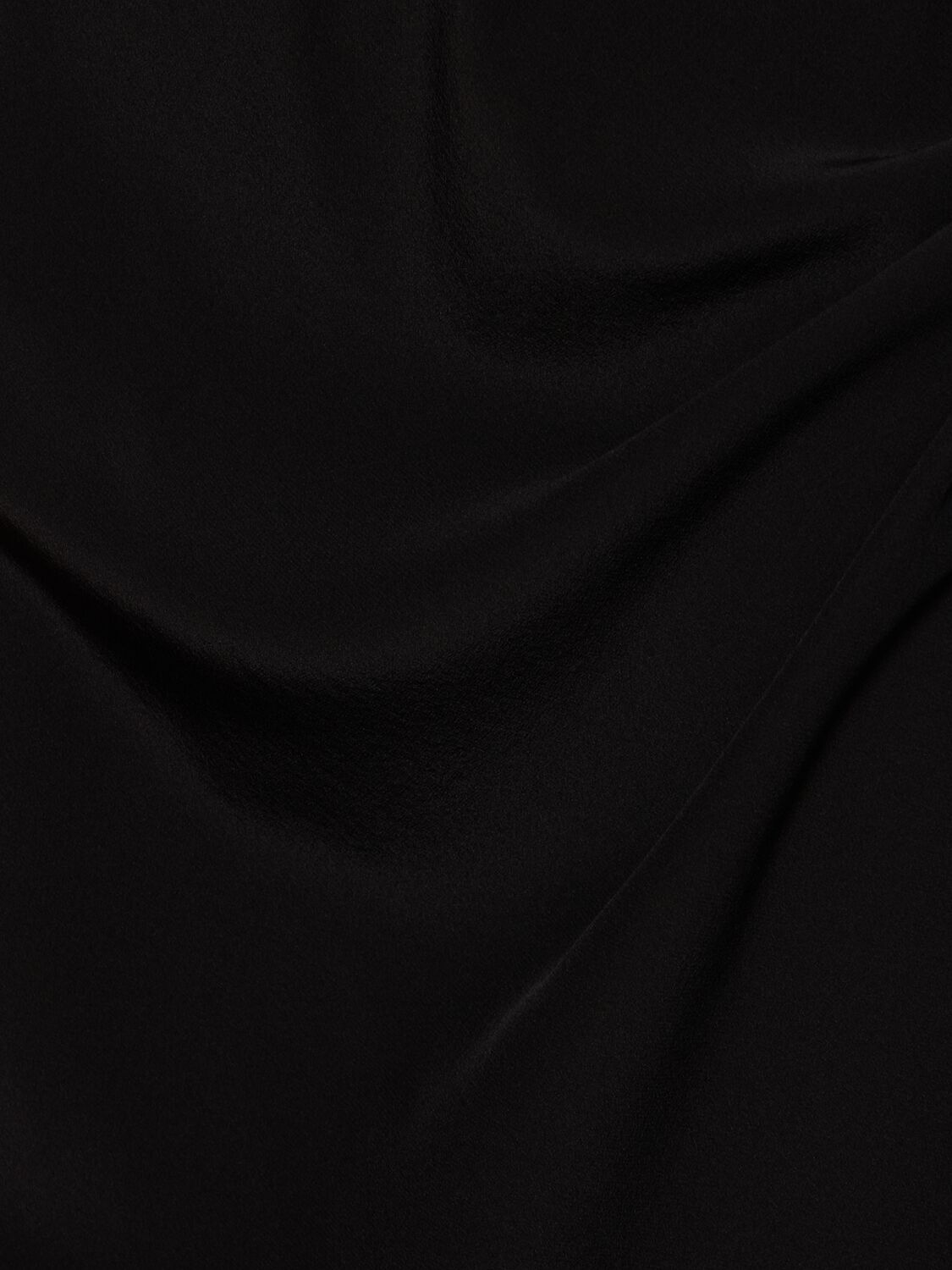 Shop Matteau Silk Midi Skirt In Black