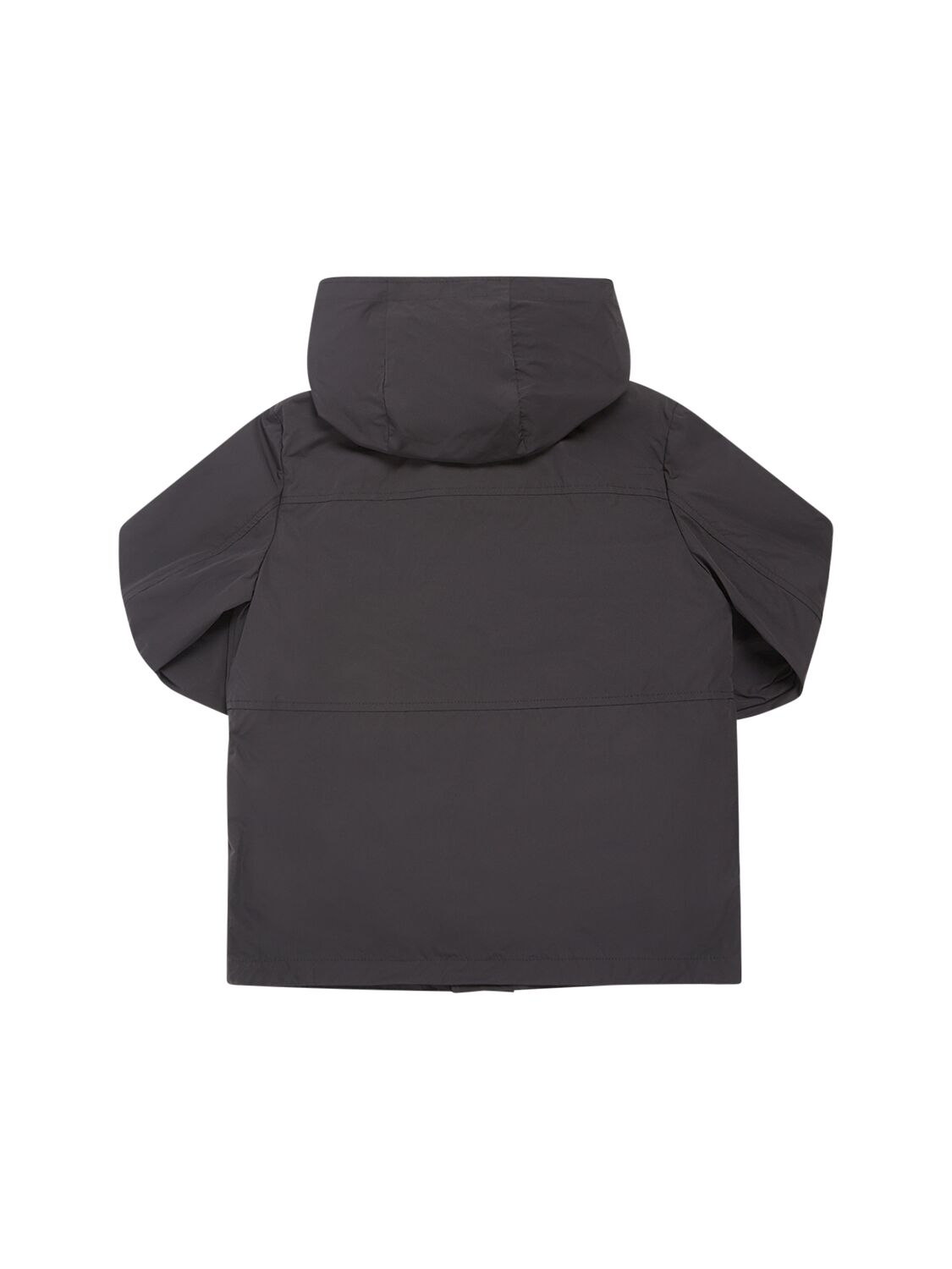 Shop Moncler Sora Tech Parka Jacket In Black