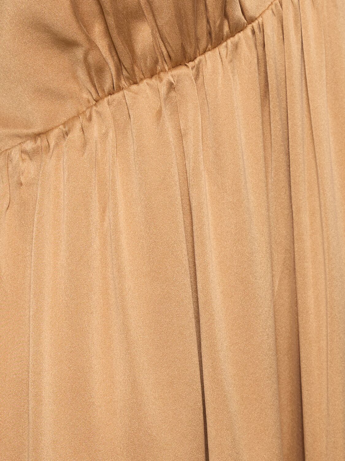 Shop Zimmermann Long Silk Slip Dress In Beige