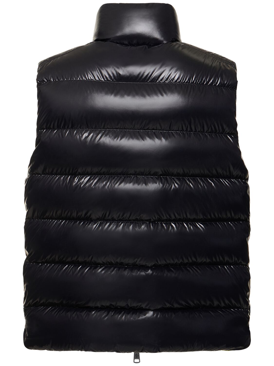 Shop Moncler Parke Nylon Down Vest In Black