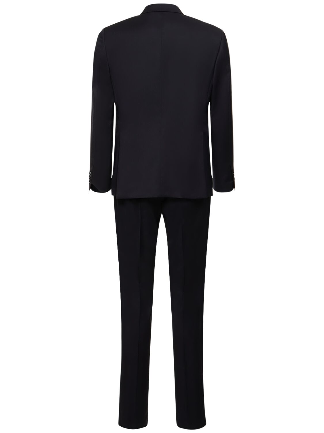 Shop Tagliatore Bruce Single Breasted Wool Suit In Blue