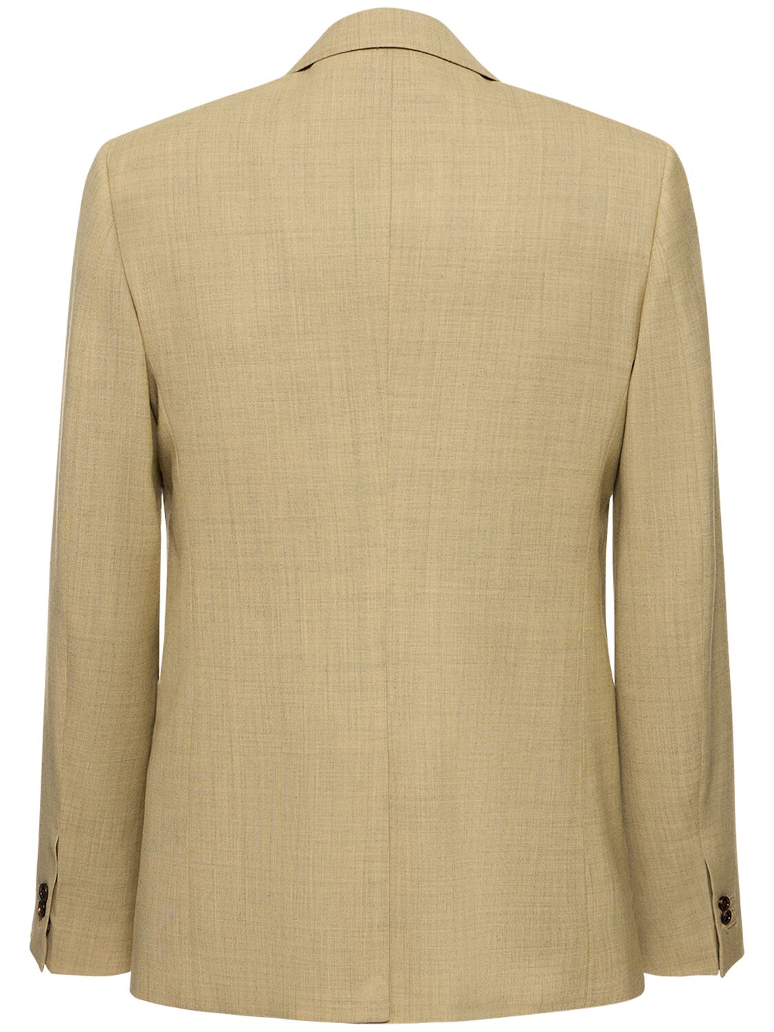 Shop Burberry Single Breasted Wool Blazer In Hunter