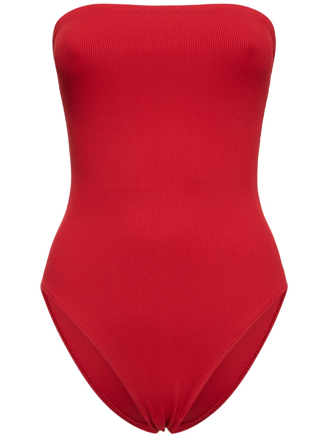 Lido Sedici Strapless One Piece Swimsuit In Red