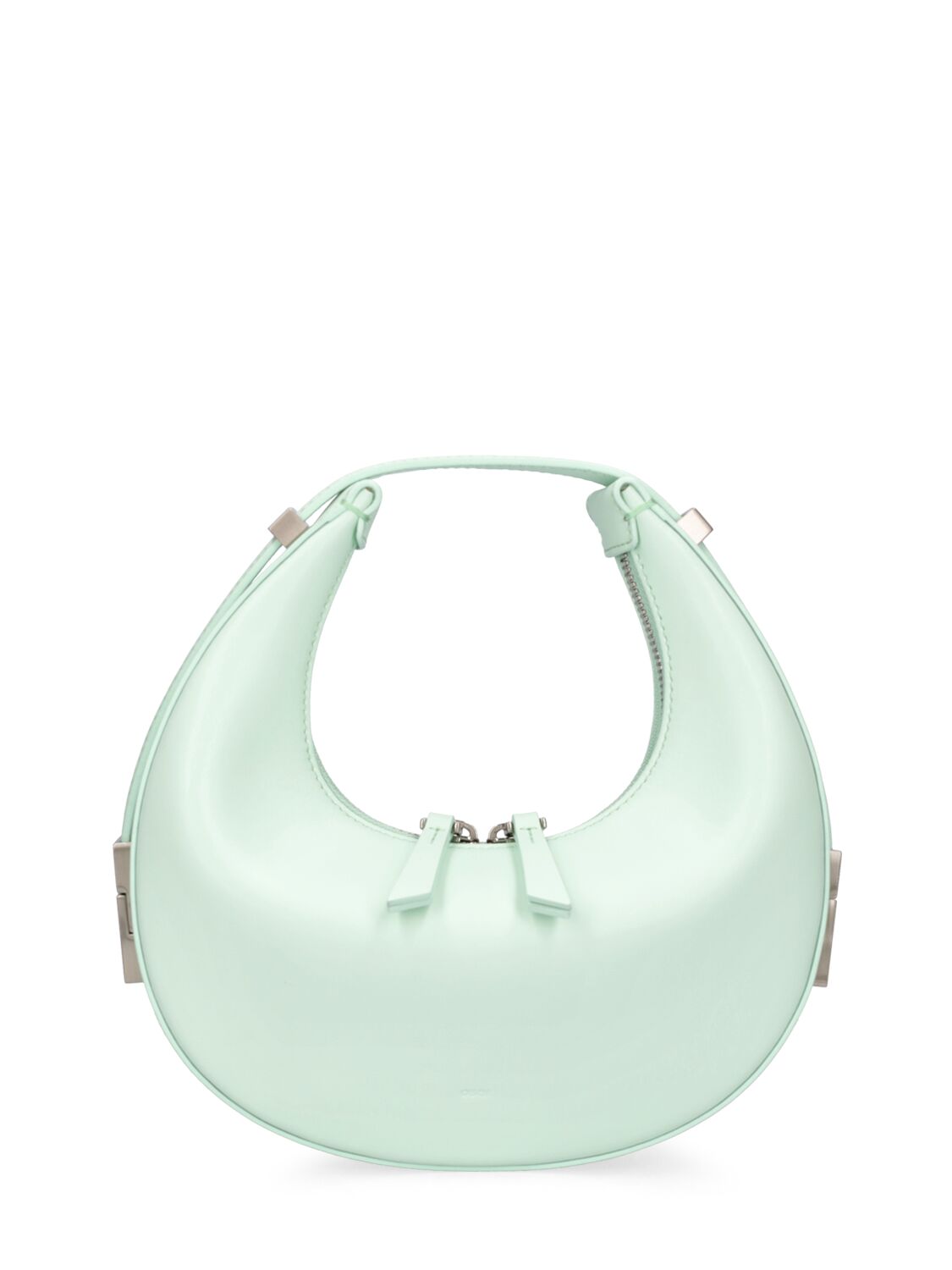 Shop Osoi Mini Toni Leather Top Handle Bag In Light Mint