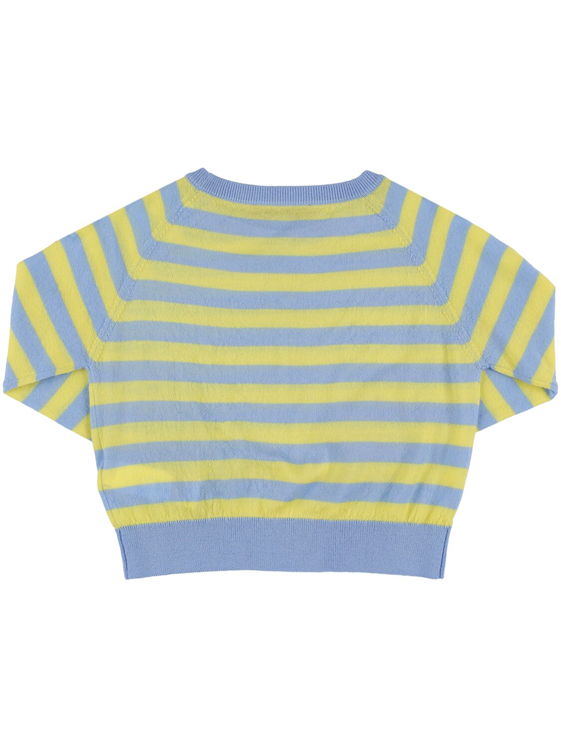 Shop Max & Co Wool Knit Sweater In Beige,blue