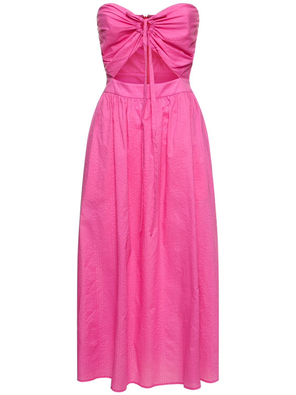 Marysia Limone Halter Neck Maxi Dress In Pink
