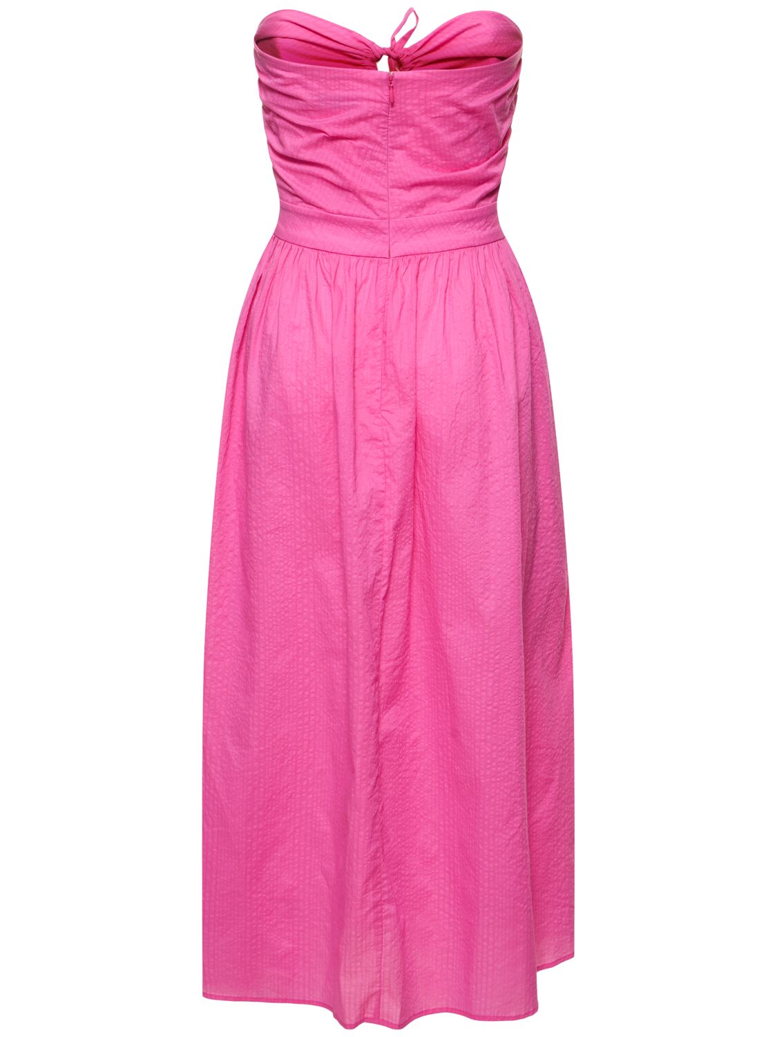 Shop Marysia Limone Halter Neck Maxi Dress In Pink