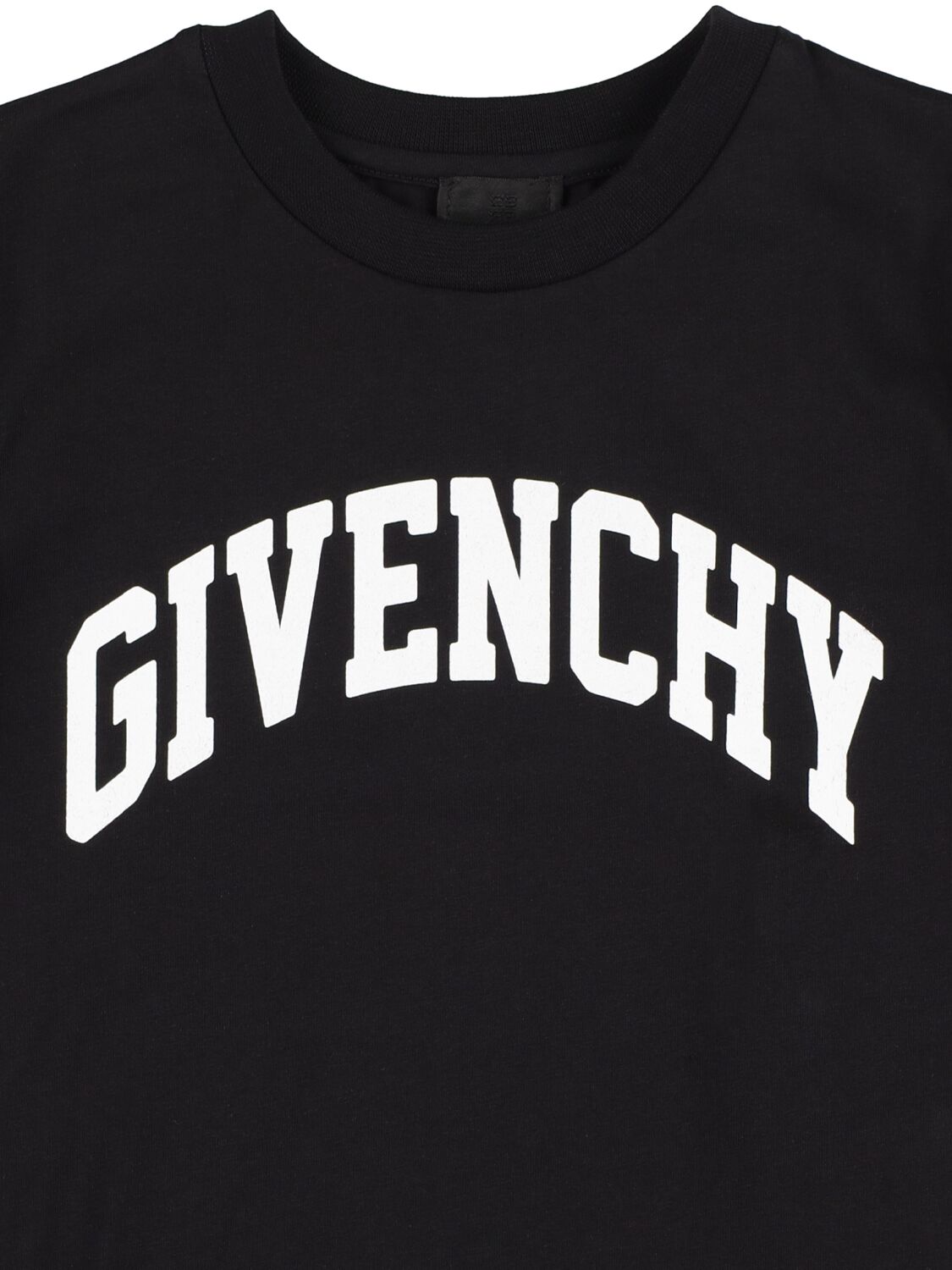 Shop Givenchy Cotton Jersey T-shirt In Black